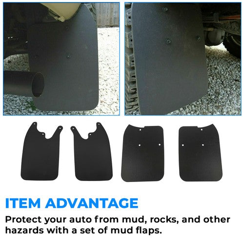 Solid Spare Mud Guards Flaps For Tacoma 4x4 Prerunner 1995-2004 W/ Flares