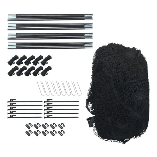 Solid Spare 33x12x10 FT Baseball Batting Cage Softball and Baseball Practice Net Heavy Duty