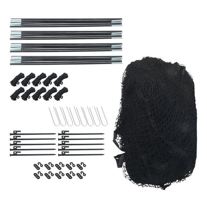 Solid Spare 33x12x10 FT Baseball Batting Cage Softball and Baseball Practice Net Heavy Duty