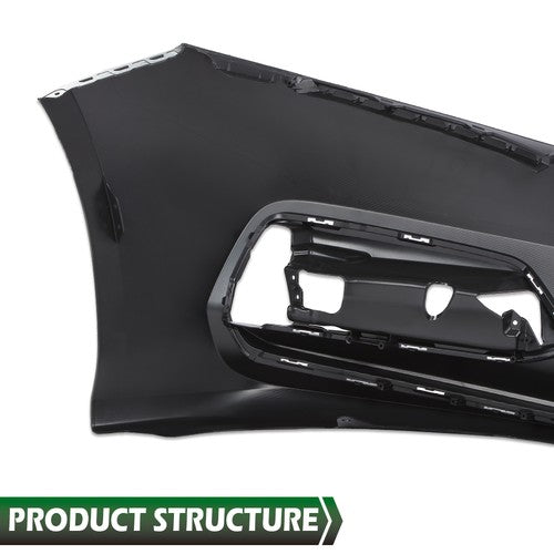 Solid Spare Front Bumper Cover Fit For 2018-2020 Honda Accord Sedan W/o Sensor HO1000314