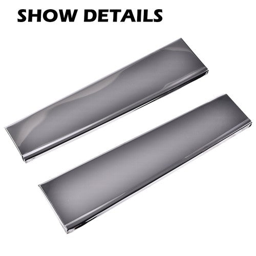Solid Spare Fit For 81-88 Cutlass Supreme Front Lower Fender Chrome Molding Trim Left&Right
