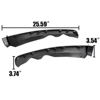 Pair Front Bumper Lower Lip Valance Panel Cover LH RH For 2013-2016 Ford Fusion