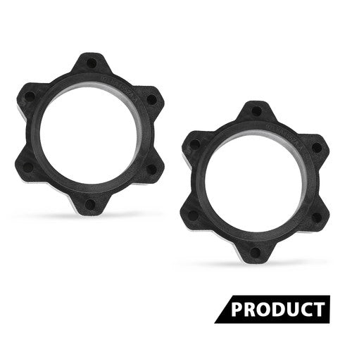 Solid Spare Air Spring Spacer Kit CV Spacers Fit For 6" Lift 01-10 Chevrolet/GMC 2500HD 4WD