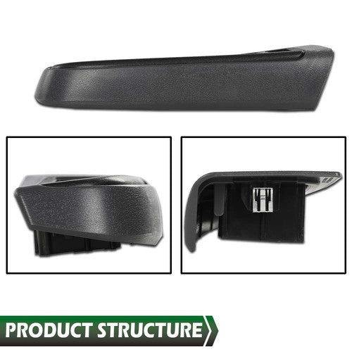 Solid Spare Fit For 03-2007 Chevy Silverado GMC Sierra Front Right Window Switch Bezel Gray