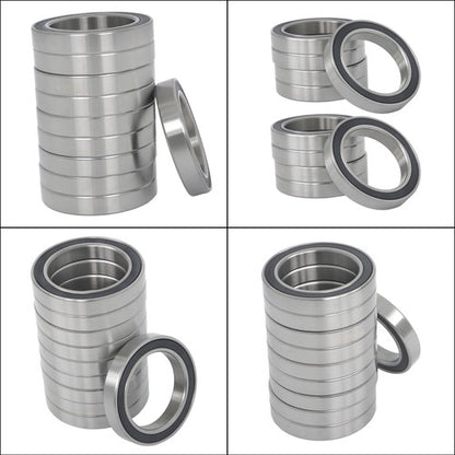 Solid Spare 10Pcs 6910-2RS Bearings 50×72×12mm Double Rubber Seals Deep Groove Ball Bearing