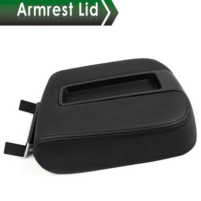 Solid Spare NEW Black Center Console Armrest Lid For 07-14 Tahoe Silverado GMC Yukon Sierra