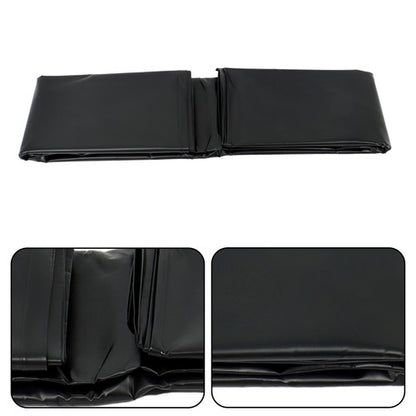 Solid Spare 15×20 Ft Pond Liners 20 Mil Waterproof Fish Liner For Water Garden HDPE Black