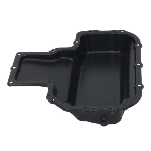Solid Spare Black Engine Oil Pan w/ Drain Plug 264-866 For Mercedes-Benz E320 E350 2006-2009