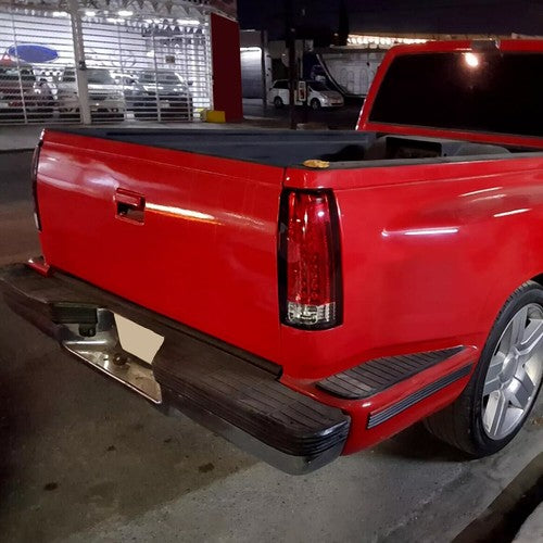 Solid Spare Red Pair Tail Lights lamp LED For 1988-1998 Chevy Chevrolet K1500 GMC C1500