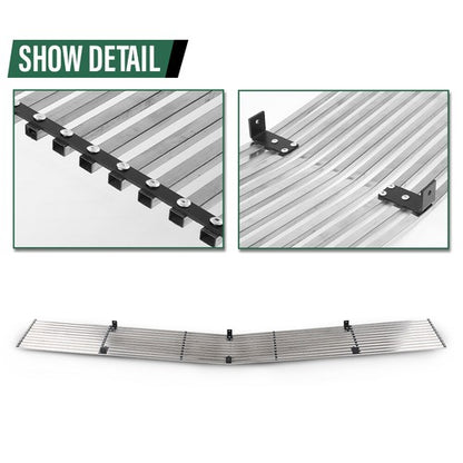Solid Spare Fit For 91-93 Chevy S-10/91-94 Blazer Phantom Billet Grille Insert Chrome