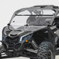 Solid Spare 2-IN-1 Flip Front Clear Windshield W/Hardware For Can-Am Maverick X3 2017-2025