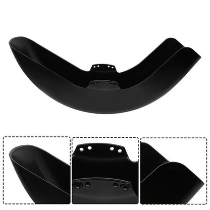 Solid Spare ABS PlasticBlack Front Fender Fit For Touring Street Road Glide 2014-2023 New