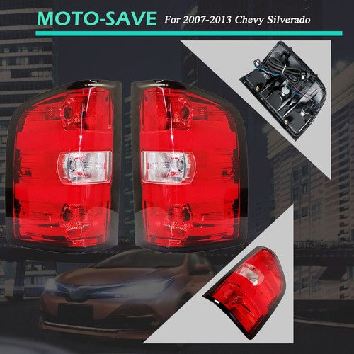 Solid Spare Tail Light For 2007-13 Chevy Silverado Pickup Brake Lamp Rear Left & Right Side