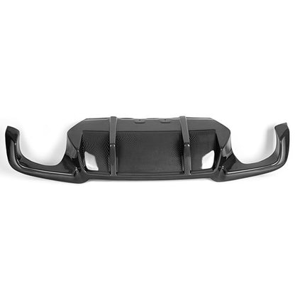 Solid Spare Rear Diffuser Carbon Fiber Color Fits 12-16 BMW 5 Series F10 M5 DTM Style