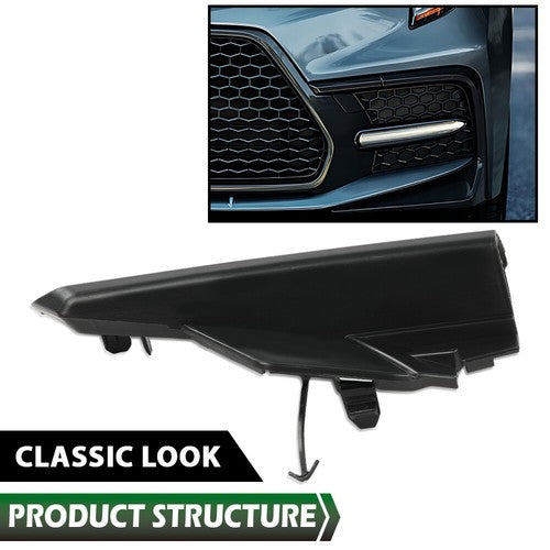 Solid Spare Fit For 2020-2021 Toyota Corolla SE/XSE Front Bumper Left Tow Hook Eye Cap Cover