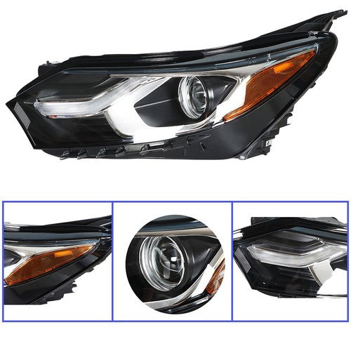 Solid Spare Fit For Chevy Equinox 2018-2019 Factory Headlight Assembly Set Driver Left Side