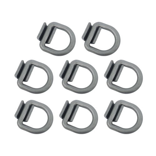 Solid Spare 8 Pack 3/4" Weld On Forged D Ring with Welding Clip 26,500lbs Fracture Strength