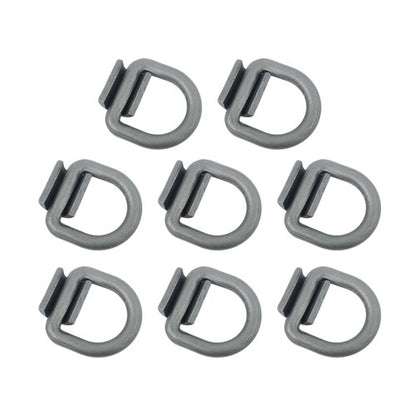 Solid Spare 8 Pack 3/4" Weld On Forged D Ring with Welding Clip 26,500lbs Fracture Strength