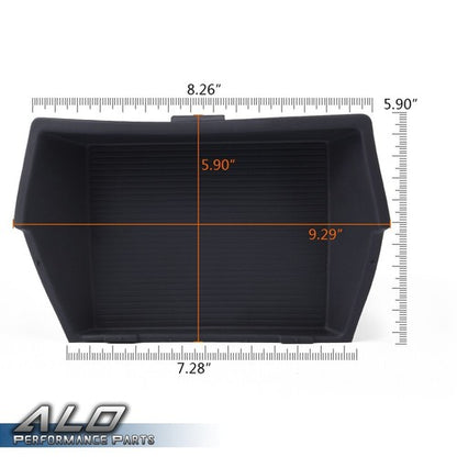 Solid Spare Fit For 2015-2018 Dodge Ram 1500 2500 Front Center Console Mat Insert Rubber