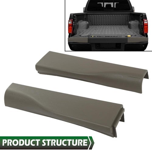 Solid Spare Fit For 2010-2016 Ford F250 F350 Flex Step Tailgate Molding Trim Cap Brown