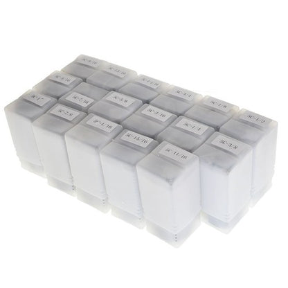 Solid Spare 1/16 - 1-1/16" 5C Round Collet Set By 16th Harden 0006" TIR 17 Pack