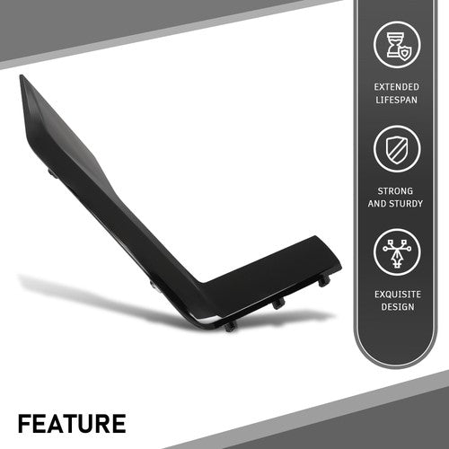 Solid Spare Fit For 2021-2024 Cadillac Escalade/Escalade ESV Front Bumper Cover Molding Left