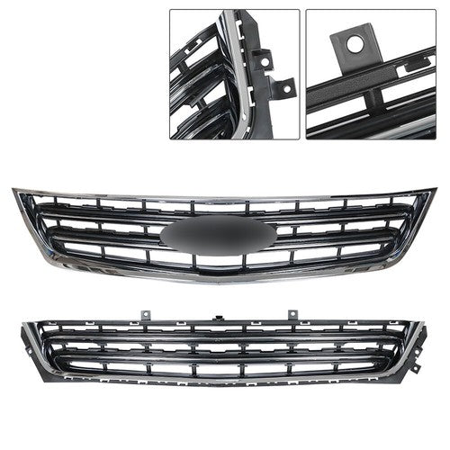 Solid Spare Grille Plastic Front Upper Lower Grille Set For Chevrolet Impala 2014-2020 New