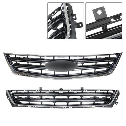 Solid Spare Grille Plastic Front Upper Lower Grille Set For Chevrolet Impala 2014-2020 New