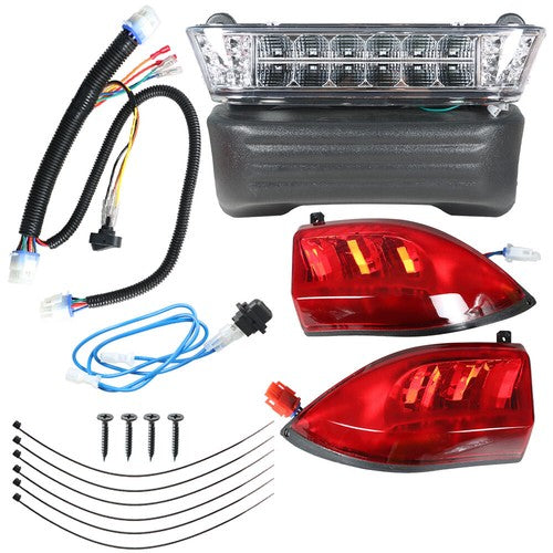 Solid Spare For Club Car Precedent 2004-08 Golf Cart LED Headlight Tail Light Kit