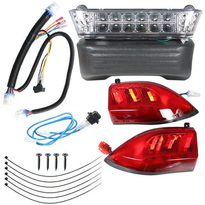 Solid Spare For Club Car Precedent 2004-08 Golf Cart LED Headlight Tail Light Kit