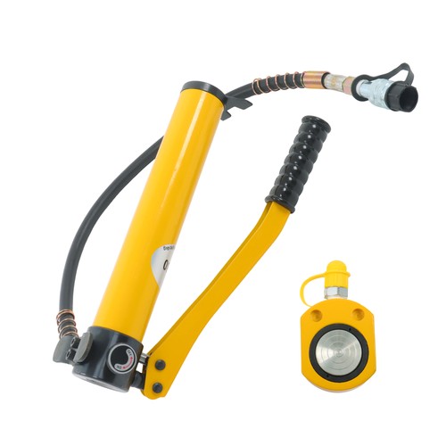 Solid Spare 20T Low Profile Hydraulic Jack Porta Power Kit CP-180 Manual Hydraulic Hand Pump