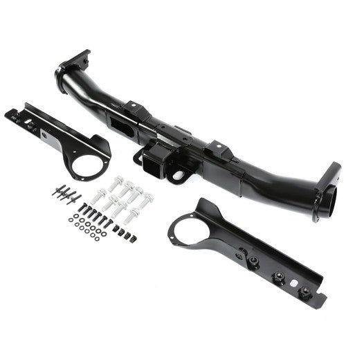 Solid Spare 10000 lbs Class 4 Trailer Hitch Receiver w/ Cover Bezel For Dodge Durango 14-19