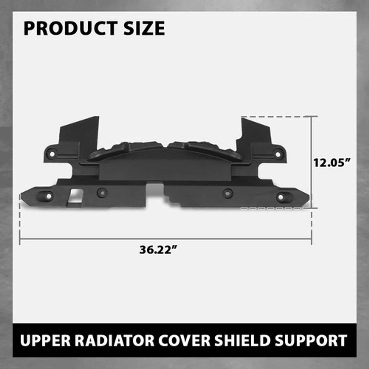 Solid Spare New Fit For 2016-2018 Toyota RAV4 Radiator Support Upper Top Cover TO1224122