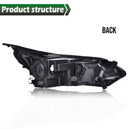Solid Spare Fit For 2018-2021 Chevy Equinox Factory Halogen LED DRL Headlights Headlamps