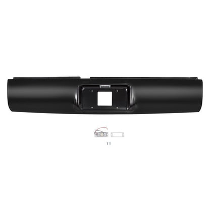 Solid Spare Rear Bumper Roll Pan w/ LED License Light For 1994-2003 Chevy GMC S10 Sonoma