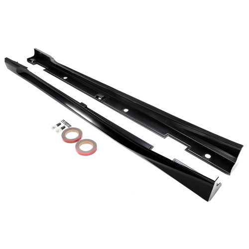 Solid Spare Side Skirt Extensions YF JDM Style For 10th Honda Accord 2018 2019 2020-2022