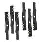 Solid Spare Lawn Mower Blades 6 Pack Fits For Kubota K5955-34360 K5955-97530 396-816