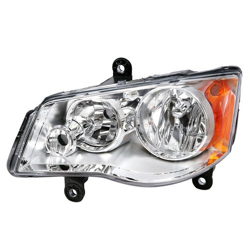 Solid Spare For 2011-2019 Dodge Grand Caravan 2008-16 Chrysler Town & Country Headlights Set