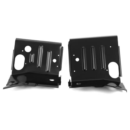 Solid Spare 2PCS Floor Pan Support Mounts Steel For Ford F150 F250 F350 Bronco 1980-1998