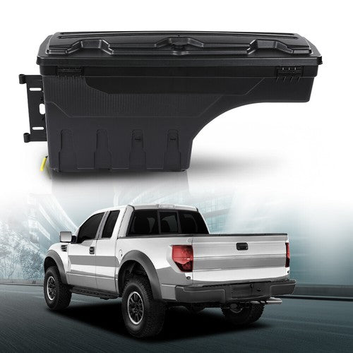 Solid Spare Fit For 1997-2014 Ford F150 F-150 Left Driver Side Truck Bed Storage Tool Box