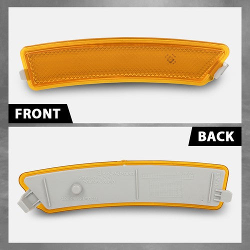 Solid Spare Fit For 13-16 Lincoln MKZ Front Bumper Reflector Side Marker Light Lamp Right