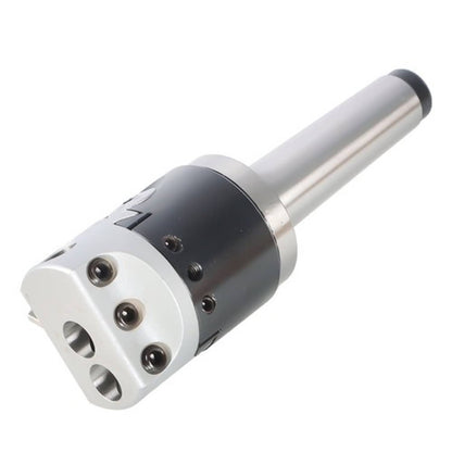 Solid Spare MT3-M12 Taper Collet Milling Arbor Adapter + 2" Lathe Boring Head + 3 Hex Keys