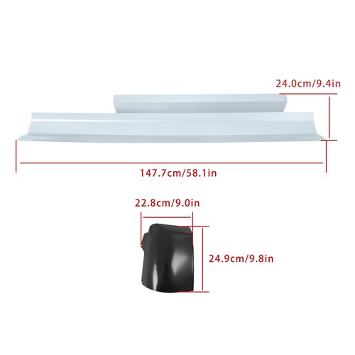 Solid Spare For Silverado GMC Standard 2007-2013 Durable Steel Cab Corner&Outer Rocker Panel