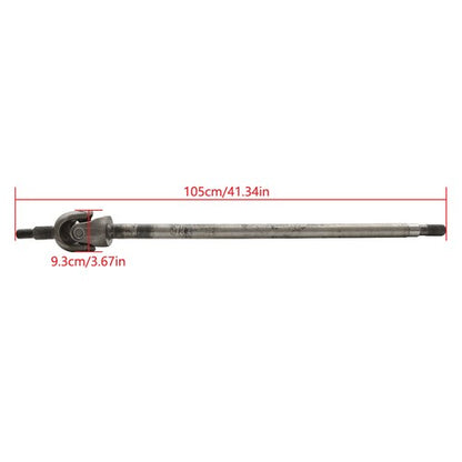 Solid Spare For Jeep Wranger JK D30 07-17 447-00263L Front Left Driver Side Shaft Assembly