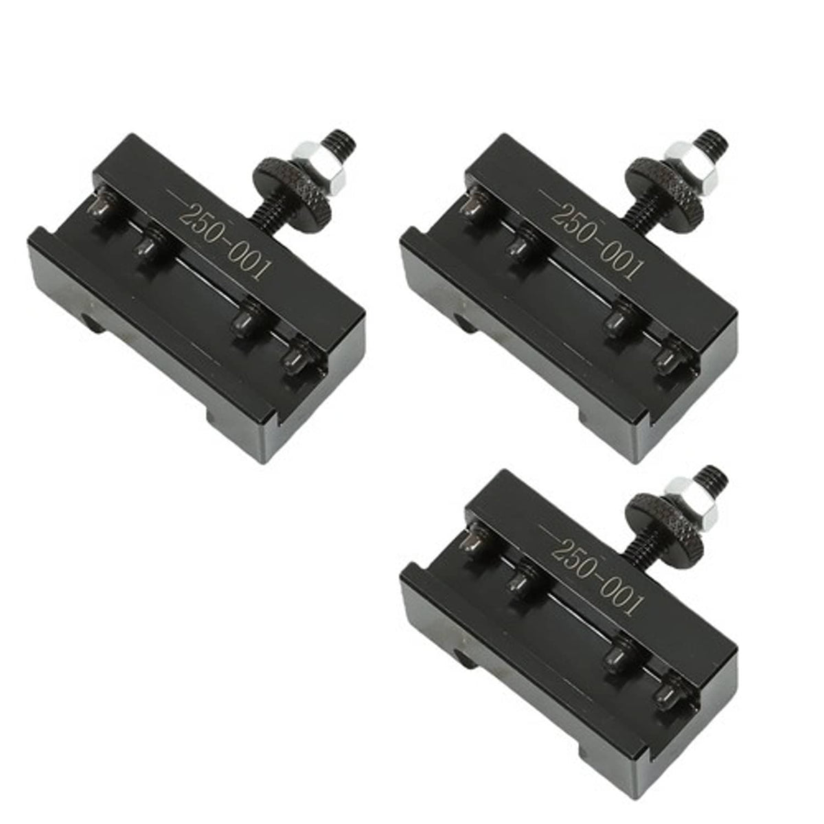 Solid Spare New 3 PCS OXA #1 Quick Change Turning & Facing Lathe Tool Post Holder 250-001