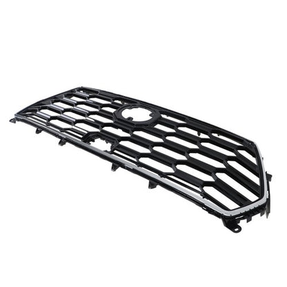 Solid Spare New Front Bumper Upper Grille For Toyota Sequoia 2023-2024 Black 53114-0C500