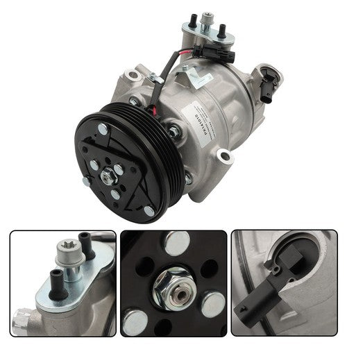 Solid Spare NEW A/C Compressor For Chevrolet Cruze 16 Chevrolet Cruze Limited 2012-2014 15