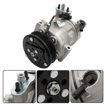 Solid Spare NEW A/C Compressor For Chevrolet Cruze 16 Chevrolet Cruze Limited 2012-2014 15