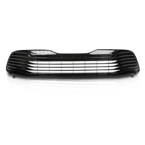 Solid Spare Fit For 2018-2020 Toyota Camry LE XLE Black Front Bumper Lower Grille Grill