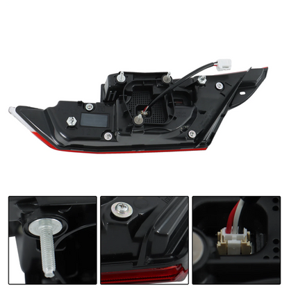 For 2025 Toyota Camry XLE XSE LED Tail Light Lamp Passenger+Driver Side Inner